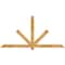 Ekena Millwork Kennewick Rough Sawn Timber Gable Bracket, Western Red Cedar, 84"W x 42"H x 2"D x 4"F, 12/12 Pitch GBW084X42X0204KEN00RWR - alternate 1